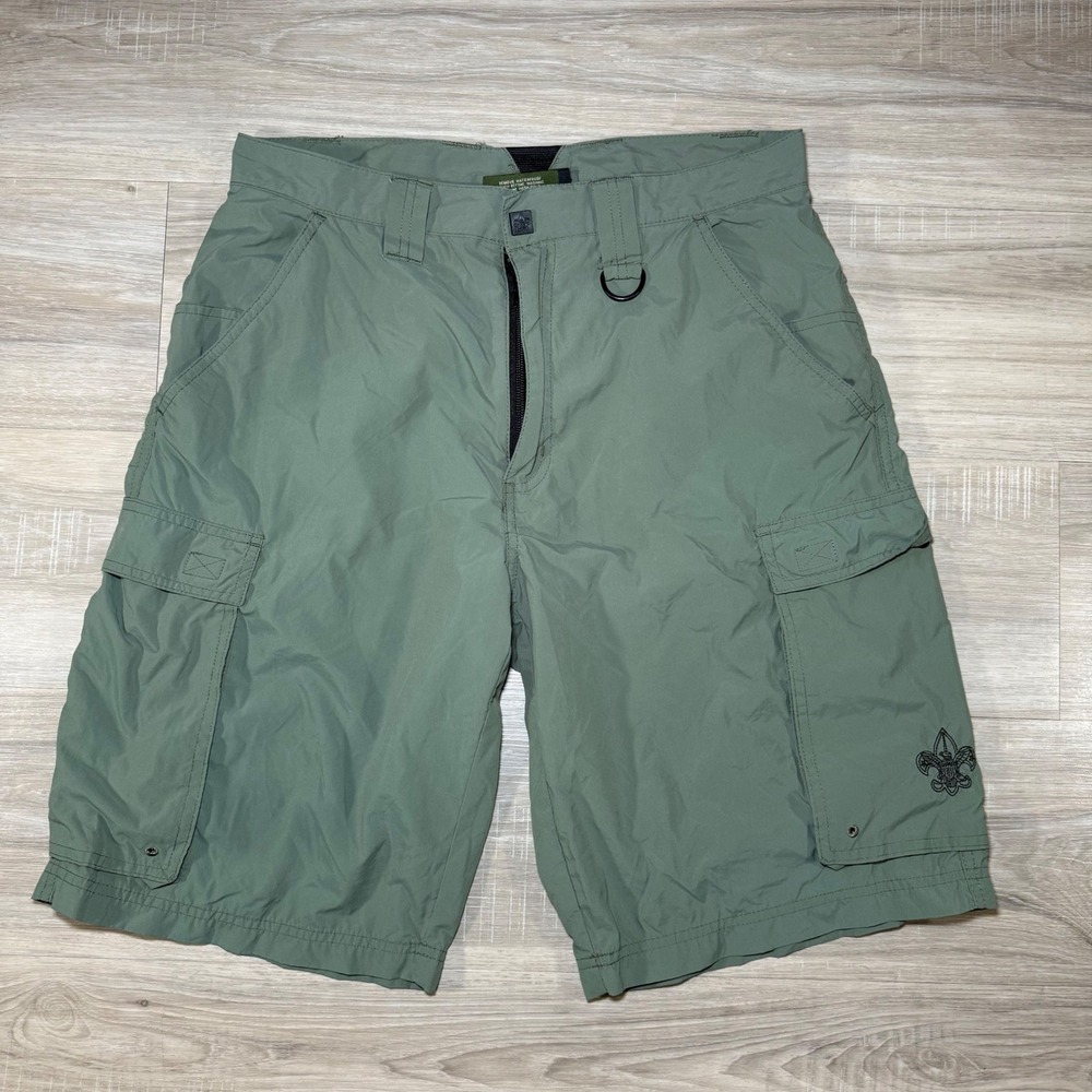 Boy Scouts of America‎ Centennial Uniform Cargo Shorts Supplex Nylon Size Small